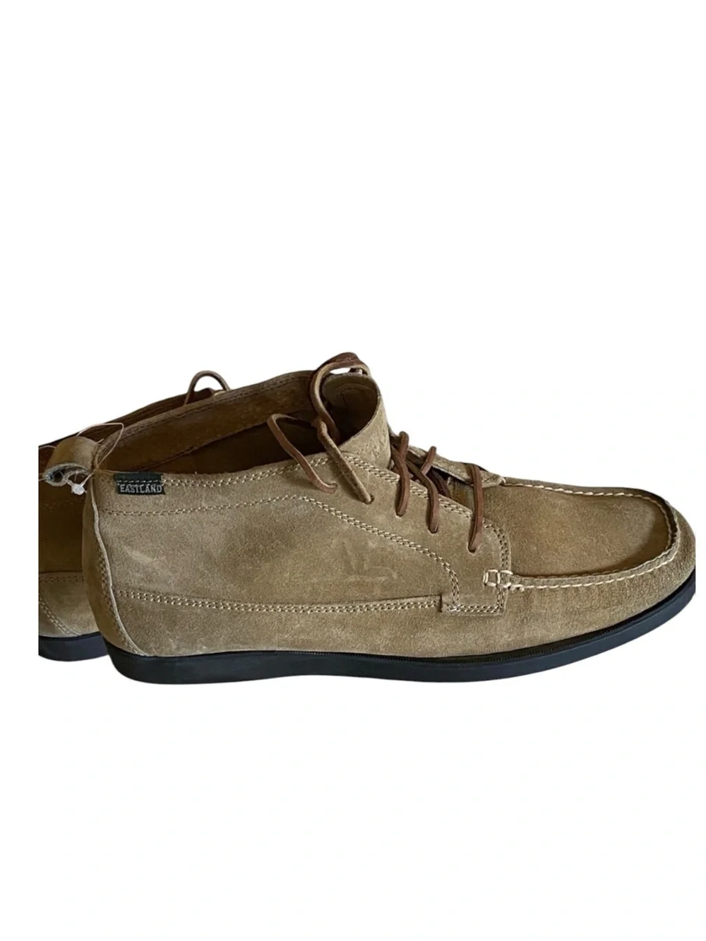 EASTLAND Leather Suede SENECA Camp Boot Mock Toe Brown Mens Size 13D NWT
